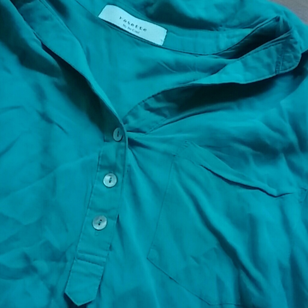 Blouse  Turquoise - Picture 3 of 3